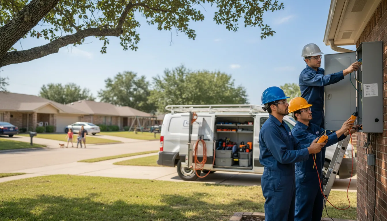 Certified electrician providing emergency electrical services in Arthur, IA